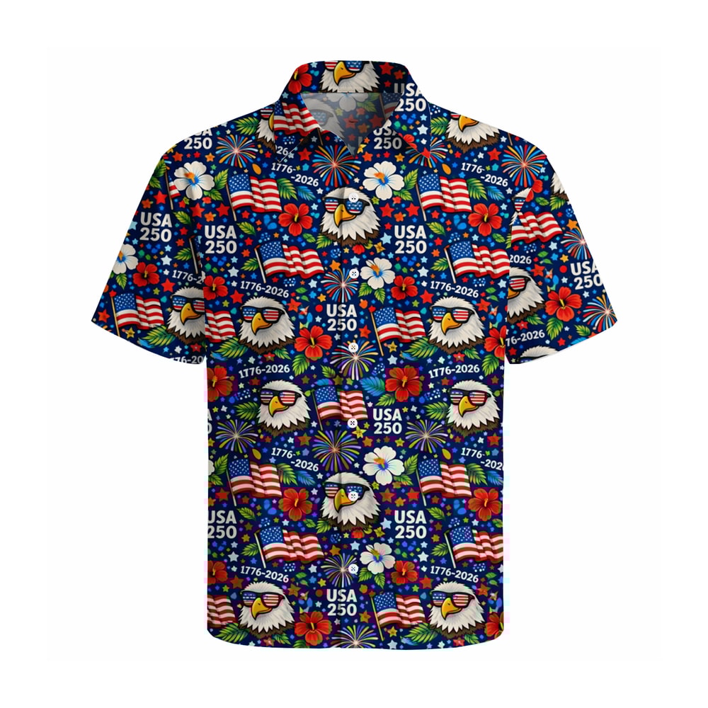 Men’s USA 250th Anniversary Hawaiian Shirt
