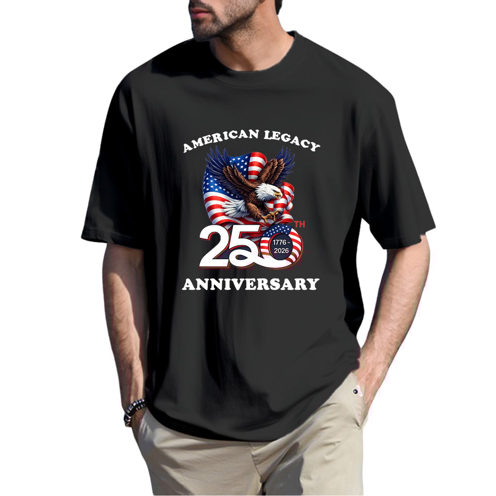 American Legacy 250th Anniversary Patriotic Eagle USA T-Shirt