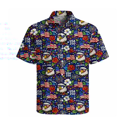 Men’s USA 250th Anniversary Hawaiian Shirt